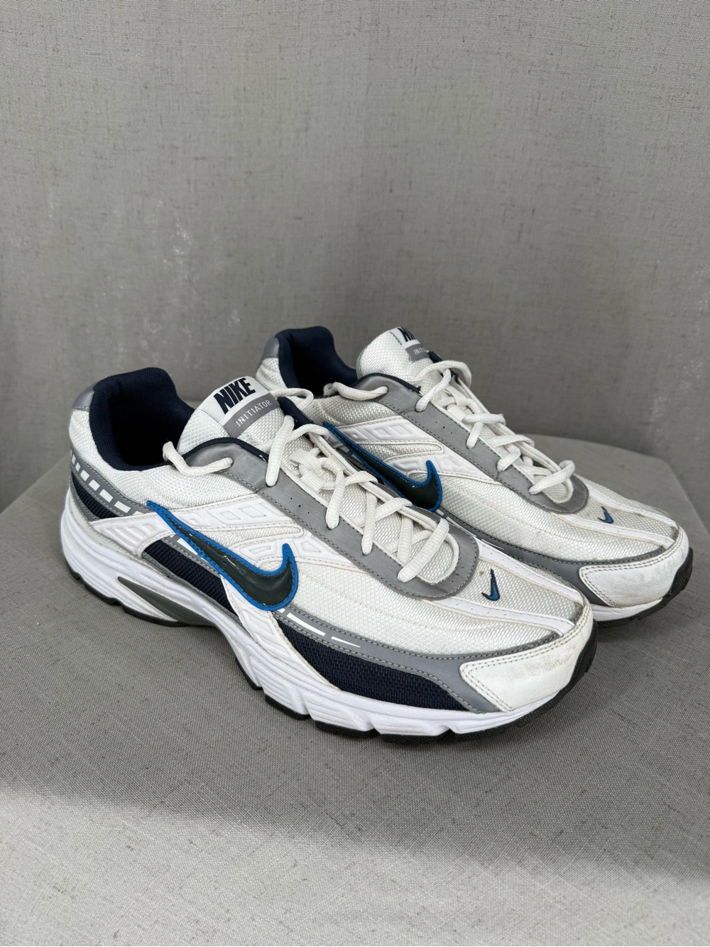 Nike Initiator White Obsidian Metallic Cool Grey Men’s Size 11